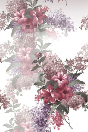 复古印花华亿平台图片