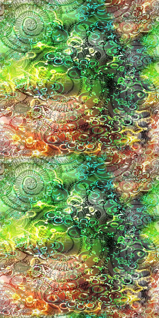 抽象几何印花华亿平台图片