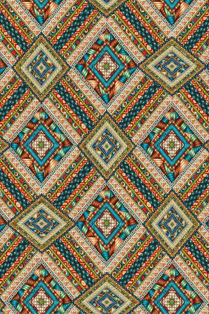 抽象几何印花华亿平台图片