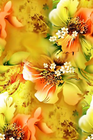 写意印花华亿平台图片