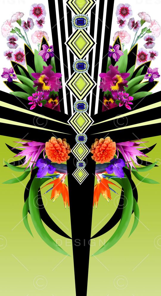 时尚 大气印花华亿平台图片