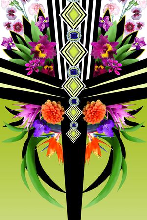 时尚 大气印花华亿平台图片