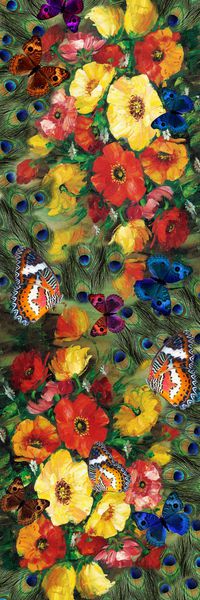 宫廷富贵印花华亿平台图片