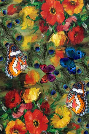 宫廷富贵印花华亿平台图片