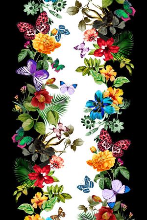 写实大花印花华亿平台图片