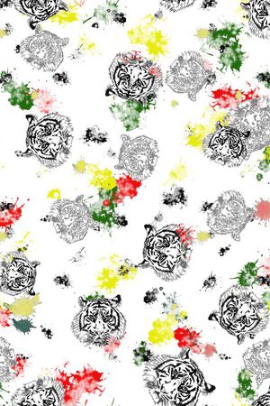 喷溅印花华亿平台图片