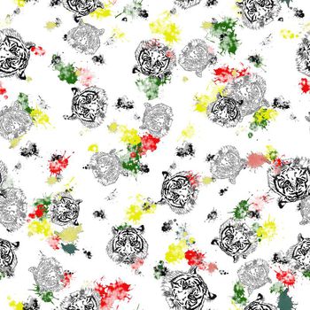 喷溅印花华亿平台图片