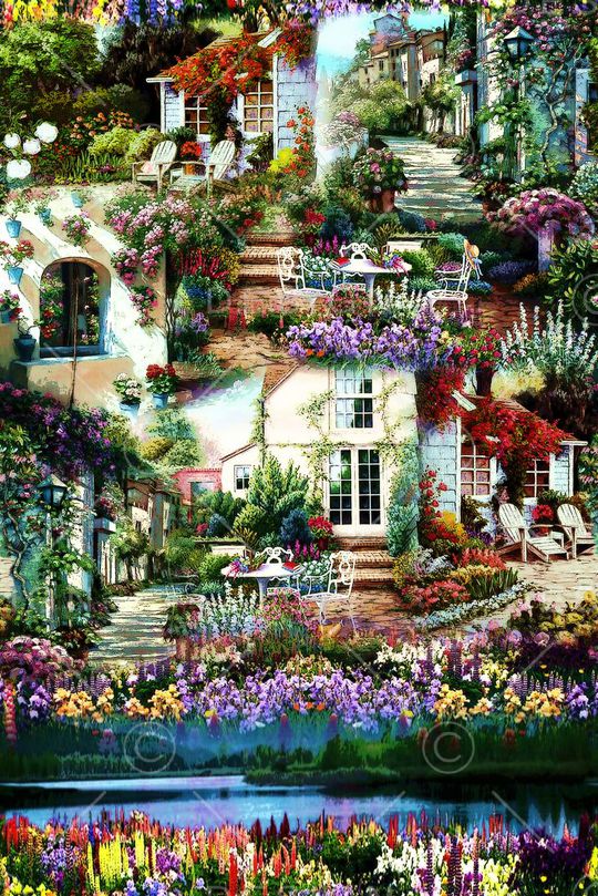 别墅印花华亿平台图片