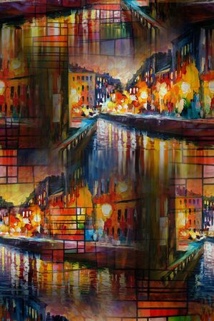 油画印花华亿平台图片