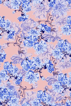 中国风印花华亿平台图片