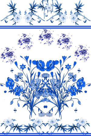 中国风印花华亿平台图片