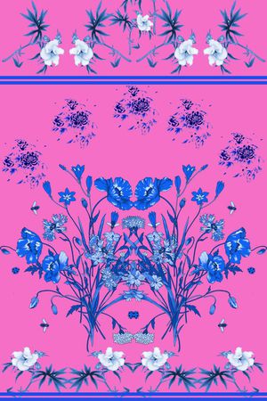 中国风印花华亿平台图片