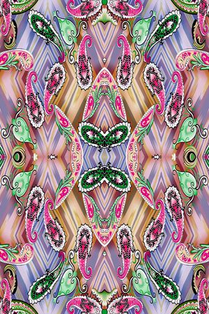 几何印花华亿平台图片