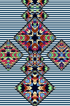 几何印花华亿平台图片