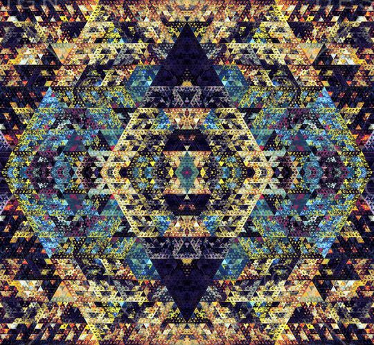 抽象印花华亿平台图片