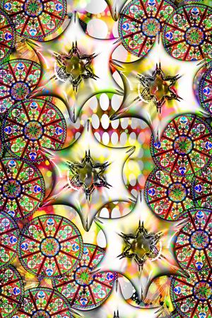 民族元素印花华亿平台图片