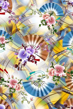 抽象印花华亿平台图片