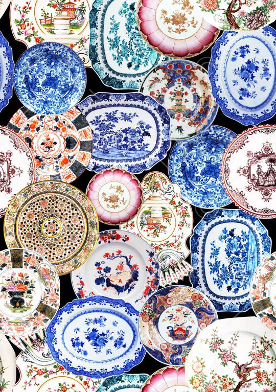 复古印花华亿平台图片