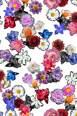 写实花卉印花华亿平台图片