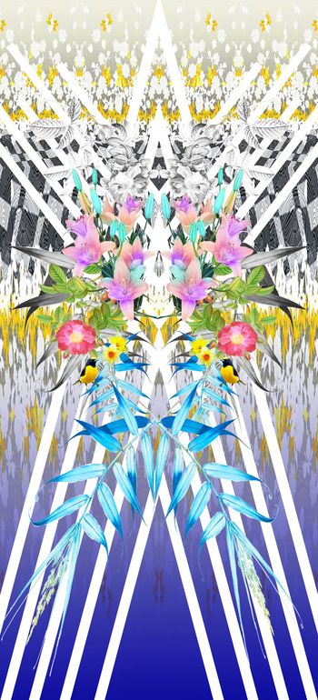 393769-条纹花卉定位