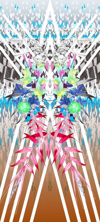 393771-条纹花卉定位