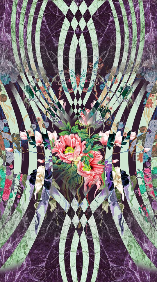 抽象印花华亿平台图片