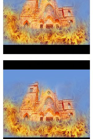 城堡印花华亿平台图片