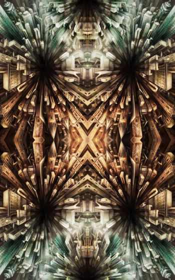 393892-满版镜像建筑