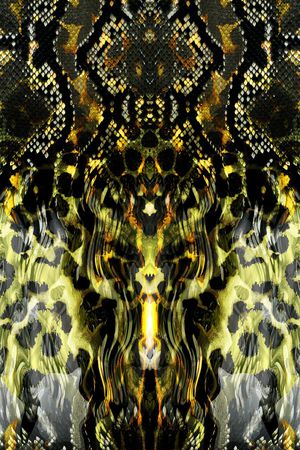 豹纹印花华亿平台图片