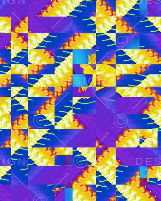 抽象印花华亿平台图片