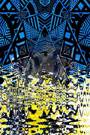 抽象印花华亿平台图片