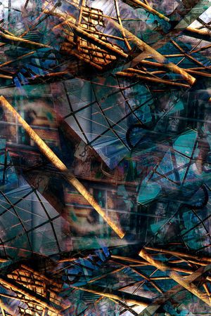 抽象印花华亿平台图片