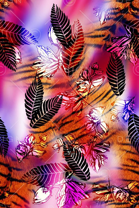 抽象印花华亿平台图片