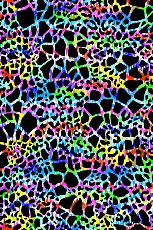 绚丽色彩印花华亿平台图片