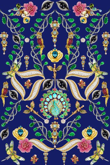 奢华印花华亿平台图片