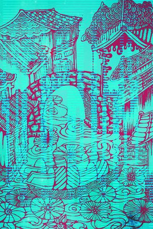 变形印花华亿平台图片