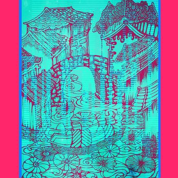 变形印花华亿平台图片