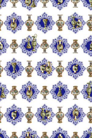 白底简约印花华亿平台图片