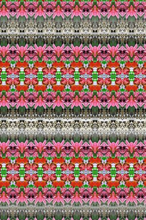 大气花卉印花华亿平台图片