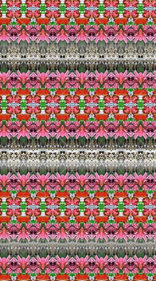 大气花卉印花华亿平台图片