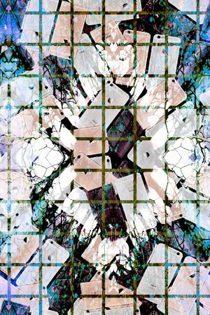 创意几何瓶贴印花华亿平台图片