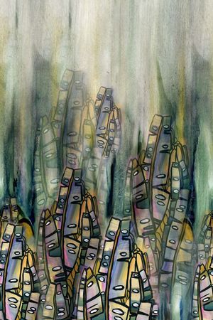 抽象印花华亿平台图片