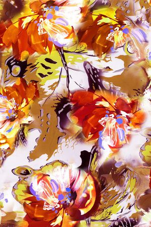 抽象印花华亿平台图片