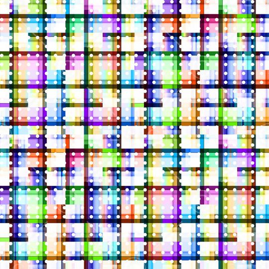 彩色格子印花华亿平台图片