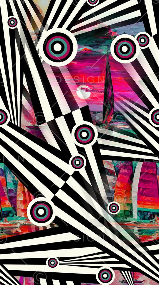 复古印花华亿平台图片