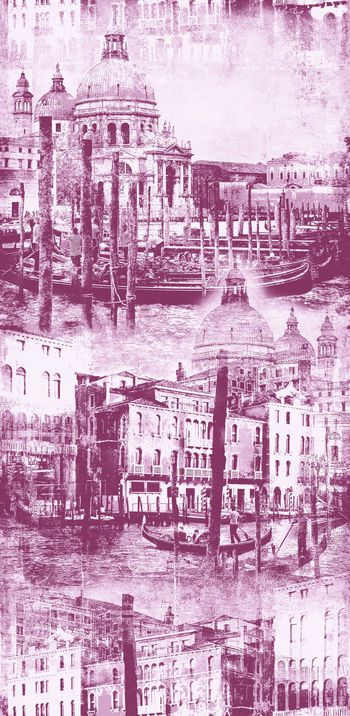 394698-意大利建筑复古威尼斯印象女装连衣裙