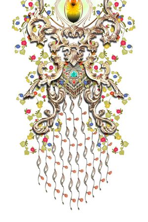 欧式印花华亿平台图片