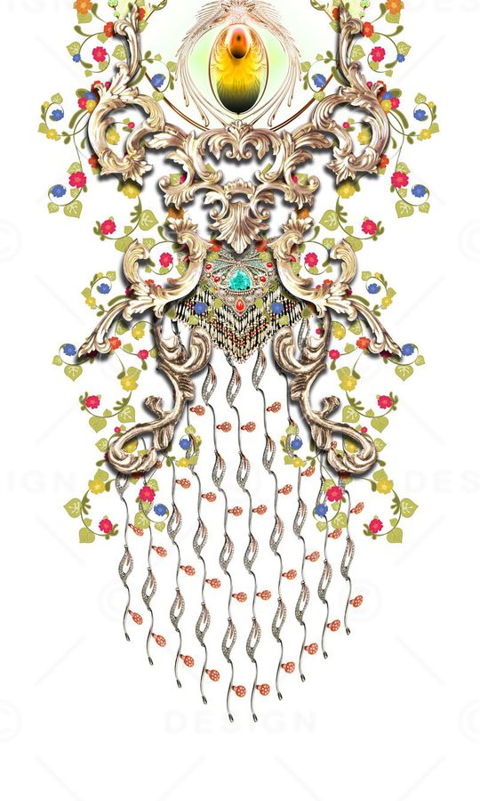 欧式印花华亿平台图片