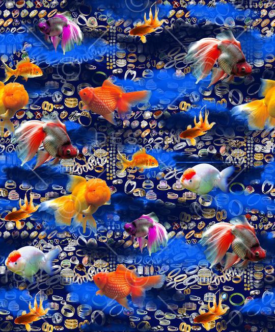 夏日风情印花华亿平台图片