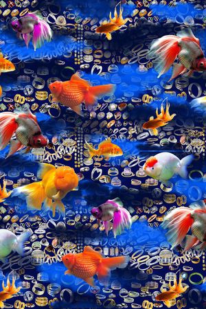 夏日风情印花华亿平台图片